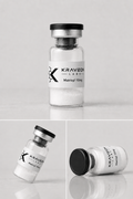 Kraveon Labs Matrixyl 10mg vial triptych with black caps