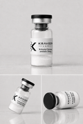Kraveon Labs N-Acetyl Semax amidate 30mg black cap vial triptych