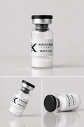 Kraveon Labs SNAP-8 10mg black-cap vial triptych