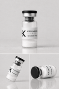 Kraveon Labs Survodutide 10mg black-cap vial triptych